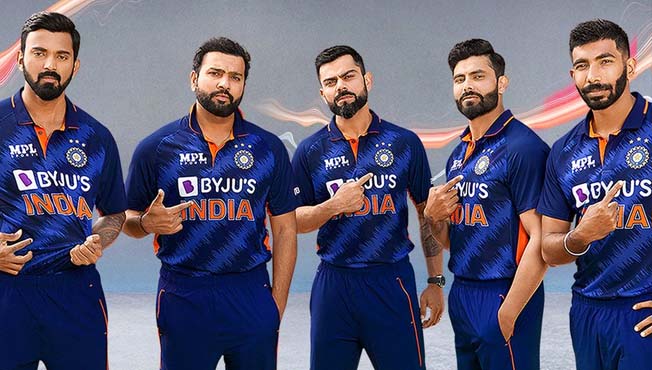 टी 20 विश्वचषक स्पर्धेत टीम इंडिया नव्या जर्सीत खेळणार