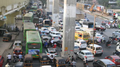 Pimpri traffic congestion due to Metro work