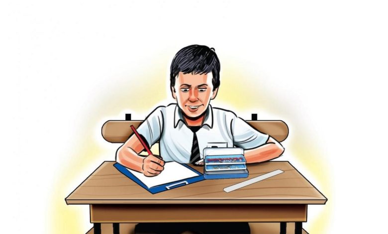 5th 8th Students Exam