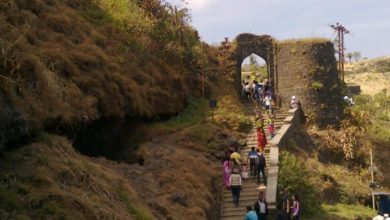 need a instruction board on dangerous places at sinhagad fort pune