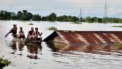 Assam Flood : 3 हजार गावे पाण्याखाली; 19 लाख लोक बाधित, 55 ठार