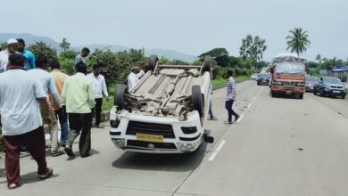 satara highway accident