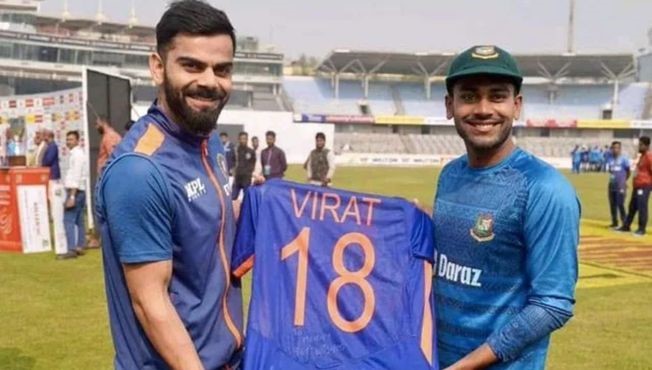 Virat Gifted his Jersey