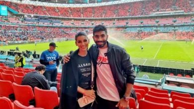 Indian pacer Jasprit Bumrah and his wife Sanjana Ganesan are blessed with a baby boy