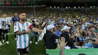Argentina Brazil Fans Clash: हान की बडीव! मेस्सीच्या मॅचमध्ये ब्राझीलच्या पोलिसांनी अर्जेंटीनाच्या चाहत्यांना धुतले(Video)