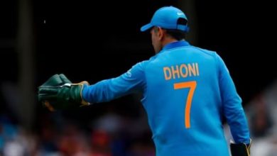 MS Dhoni No. 7 jersey retired