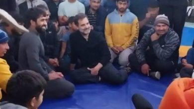 Rahul Meets Wrestlers