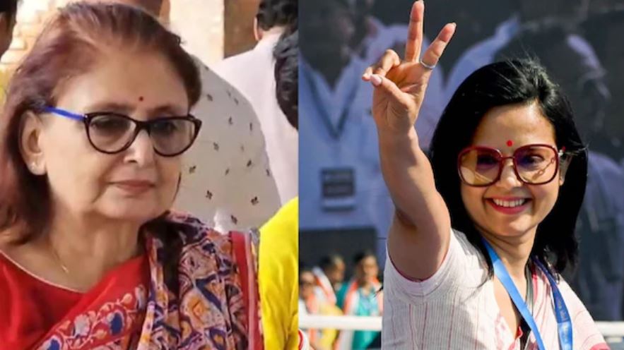 ( Lok Sabha Elections 2024 : Rajmata Amrita Roy VS Mahua moitra )