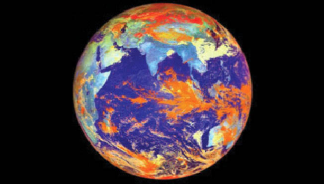 इन्सॅट 3 डीएसने पाठवले पृथ्वीचे पहिले छायाचित्र