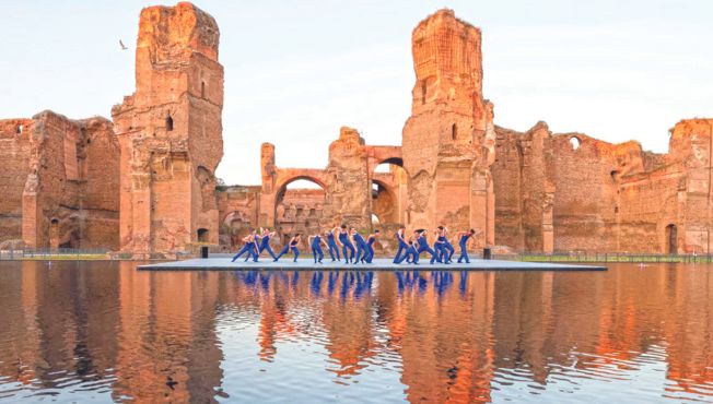 हजार वर्षांनंतर रोमच्या ‘बाथ्स ऑफ कॅराकल्ला’ मध्ये पाणी