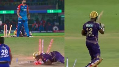IPL 2024 : Andre Russell Was Hit By Ishant Sharmas Yorker