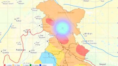 Earthquake in Jammu & Kashmir