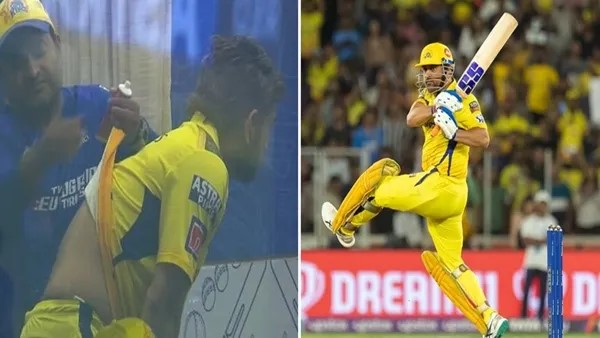 IPL 2024 MS Dhoni : MS Dhoni rattled by pain, still takes risk for CSK